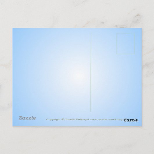 Shelbyのヒツジ ポストカード (裏面)