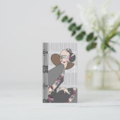 Shelbyの灰色の30年代の女性は上がり、 名刺 (スタンド正面)