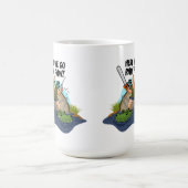 Shelby泥地の人-ここに私達はTシャツ足の足の行きます コーヒーマグカップ (中央)