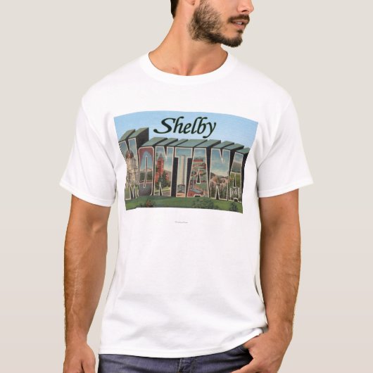 Shelby、モンタナ Tシャツ (正面)
