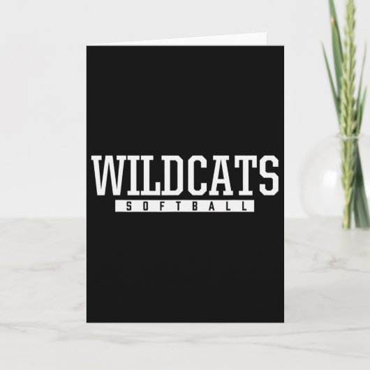 Shelby County Wildcats Softll Hs  カード (正面)