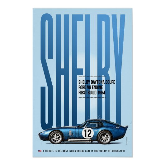 Shelby Daytona Coupe Tribute ポスター (正面)