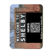 SHELBY NEWS FLEXIBLEへようこそ マグネット (縦)
