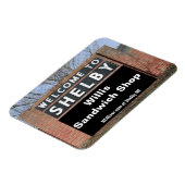 SHELBY Willisサンドイッチショップフレキシブルへようこそ マグネット (左側)