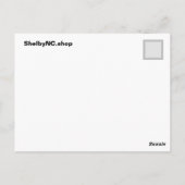 ShelbyNC.shop歴史的シェルビーはがき ポストカード (裏面)