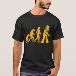 Sheldonのたる製造人の大きい強打理論の刺激を受けたな進化 Tシャツ