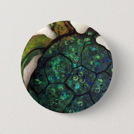 Sheldonウミガメ 缶バッジ (正面)