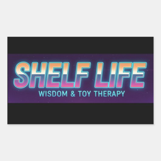 Shelf Life Logo 2 ステッカー (正面)