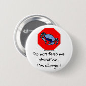 Shelfish停止 缶バッジ (正面&裏面)
