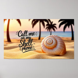 Shell電話で電話する ポスター