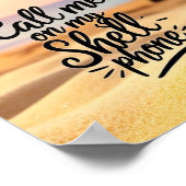 Shell電話で電話する ポスター (角)