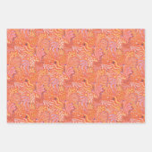 Shell and Seagrass Nautical Set of Three  ラッピングペーパーシート (正面2)