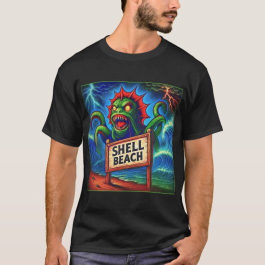 SHELL BEACH TERROR Tシャツ. Tシャツ (正面)
