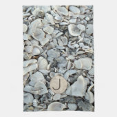 Shell Haven Initial Pattern キッチンタオル (縦)