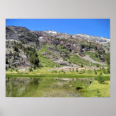 Shell Lake, Tioga Pass, CA ポスター (正面)