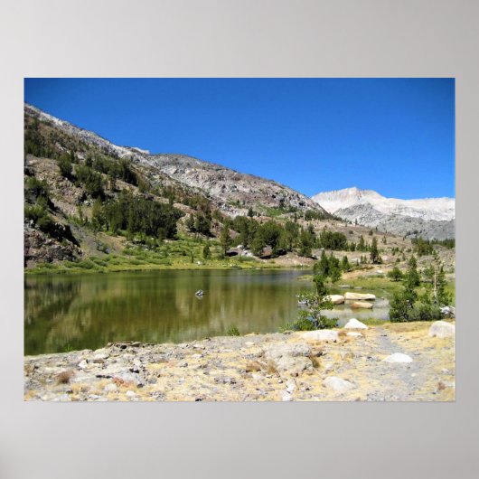 Shell Lake, Tioga Pass, CA ポスター (正面)