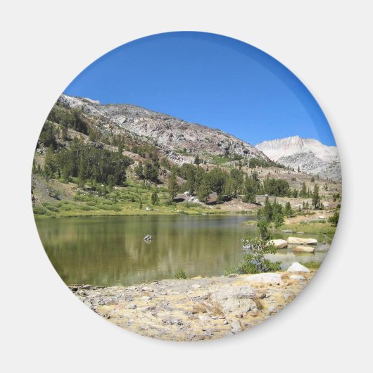 Shell Lake, Tioga Pass, CA マグネット (正面)