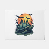 Shell of Screams Turtle ドアマット (正面)