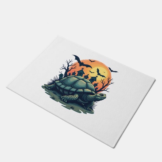 Shell of Screams Turtle ドアマット (アングル)