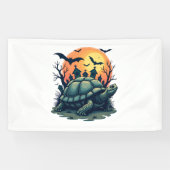 Shell of Screams Turtle 横断幕 (横)