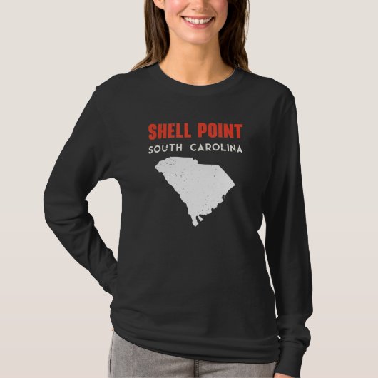 Shell Point and Arcadia South Carolina USA State A Tシャツ (正面)