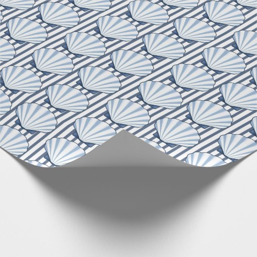 Shell Stripe Elegance! ラッピングペーパー (角)