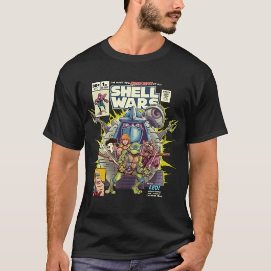 Shell Wars retro Tシャツ (正面)