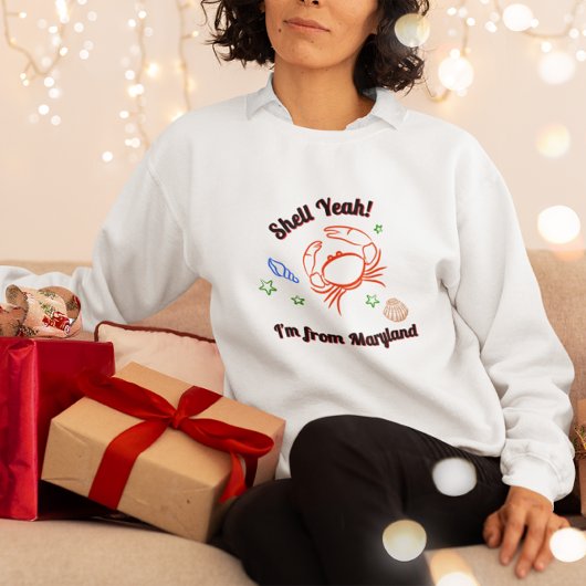 "Shell Yeah! I'm from Maryland" Crab Tank Top タンクトップ