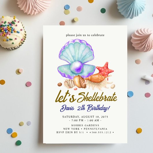 Shellebrate Birthday 招待状