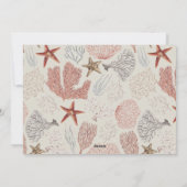 Shellebrate Seashell Christmas Tree写真 シーズンカード (裏面)