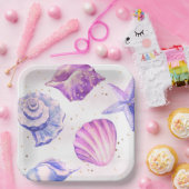 Shellerebrateパーティー紙プレート ペーパープレート (パーティー)