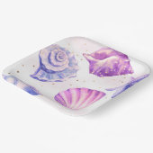 Shellerebrateパーティー紙プレート ペーパープレート (傾斜あり)