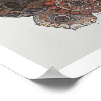 Shelleyによるマンダラモスのポスター ポスター