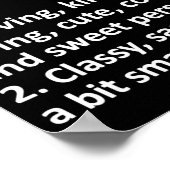 Shelley Definition D Funny Birthday  ポスター (角)