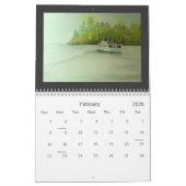 Shelley Lampman著元の絵画 カレンダー (2月 2026)