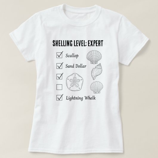 Shelling Level: Expert Shelling T-Shirt Tシャツ (デザイン正面)