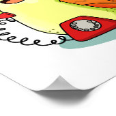 Shello There Funny Snail Hello Pun  ポスター (角)