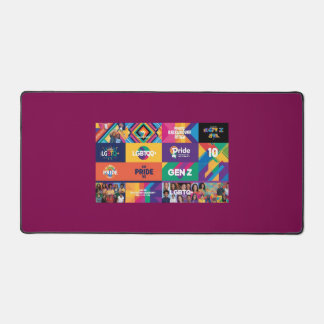 ShelloCBによるLGBTQ+およびGen Zコンピュータマウスパッド デスクマット