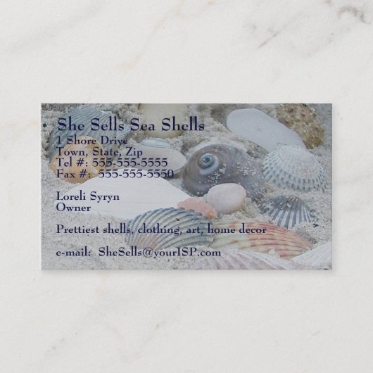 Shells名刺 名刺 (正面)