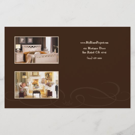 Shelly's Home Project 8.5"x5.5"チラシ チラシ (裏面)