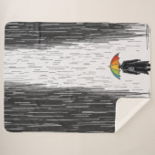 “Shelter in Color” シェルパブランケット (正面(横))