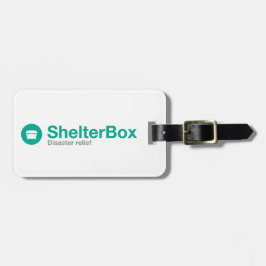 ShelterBoxの荷物のラベル ラゲッジタグ