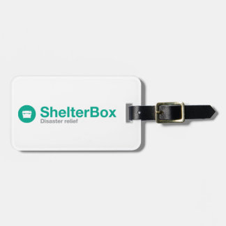 ShelterBoxの荷物のラベル ラゲッジタグ