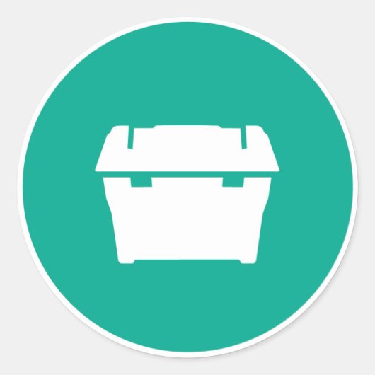 ShelterBoxシール ラウンドシール (正面)