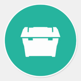 ShelterBoxシール ラウンドシール