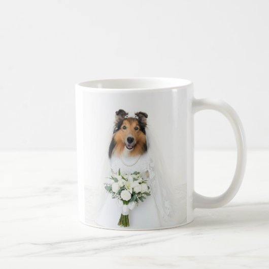 Sheltie Bride コーヒーマグカップ (右)
