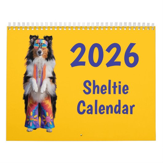 Sheltie Calendar カレンダー (カバー)