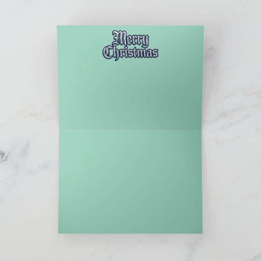 Sheltie Christmas Cookie Card カード (内部)