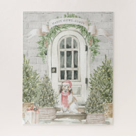 Sheltie Front Porch Christmas  ジグソーパズル