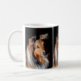 sheltie portrait コーヒーマグカップ